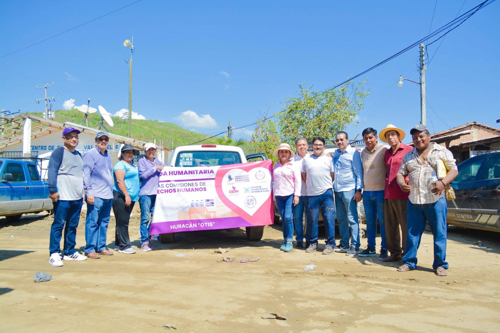 Víveres recolectados por CEDH beneficiaron a más de 600 personas de Guerrero